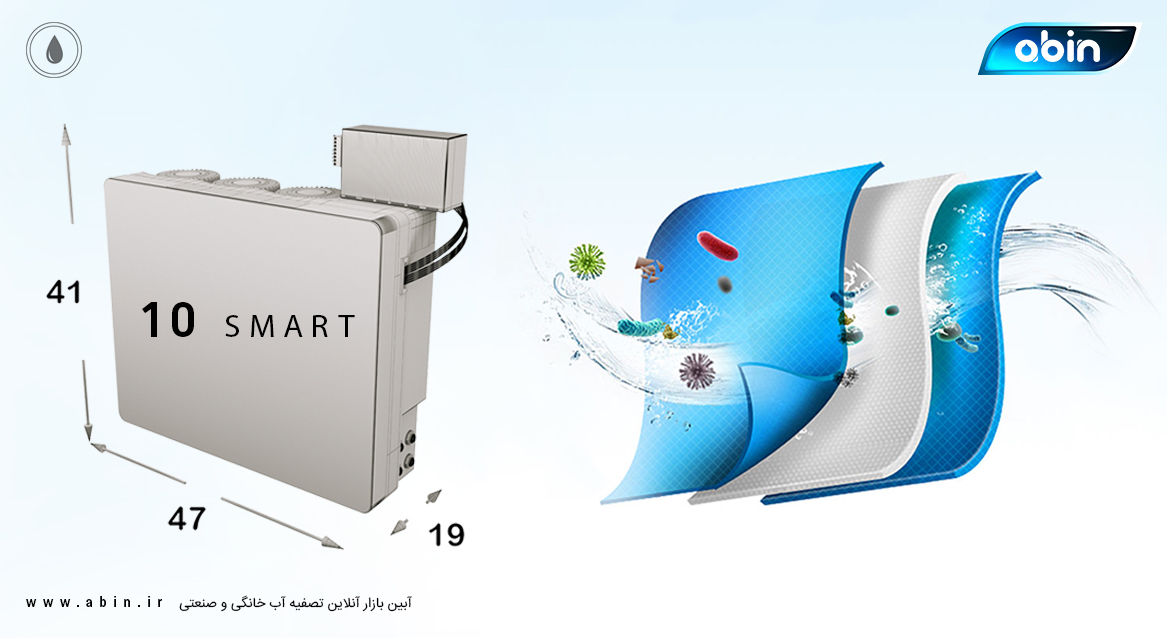 دستگاه تصفیه آب خانگی اس اس وی SSV با عملکرد هوشمند